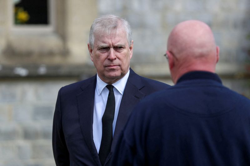 UK's Prince Andrew renounces royal patronages, military affiliations