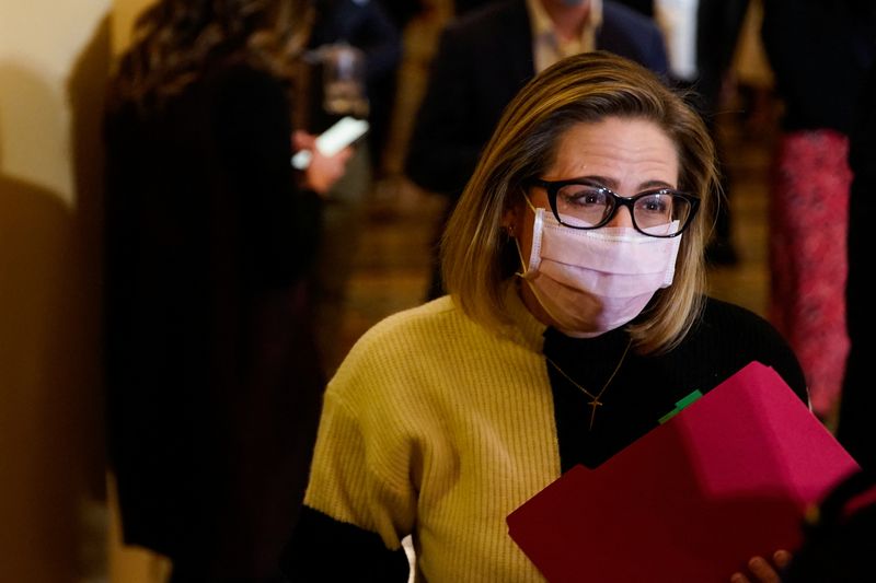 U.S. Senator Sinema defends filibuster, despite Biden's plea to reform it