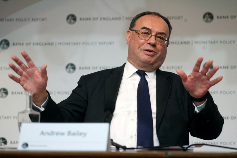 BoE's Bailey speaks to lawmakers about rate hike decision