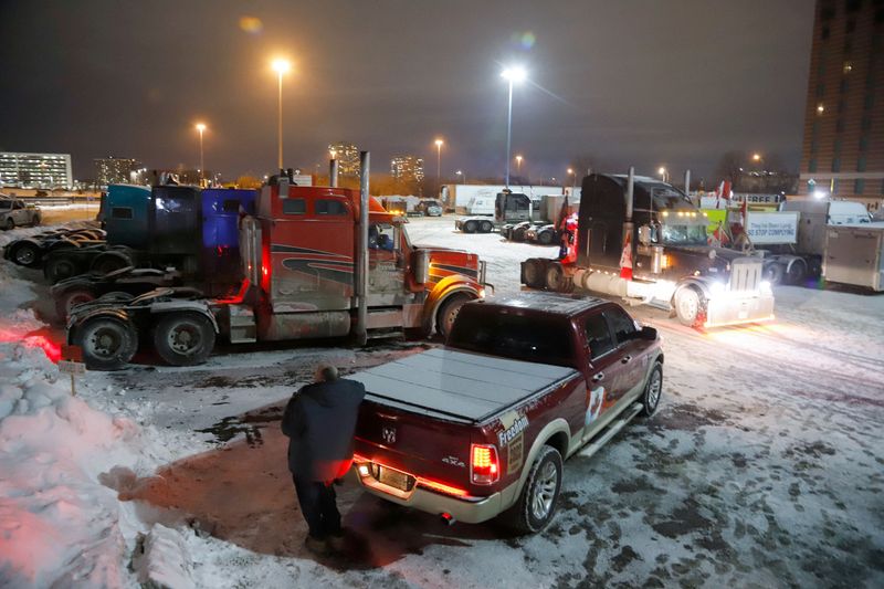 Canada police seen getting tough as trucker protests continue