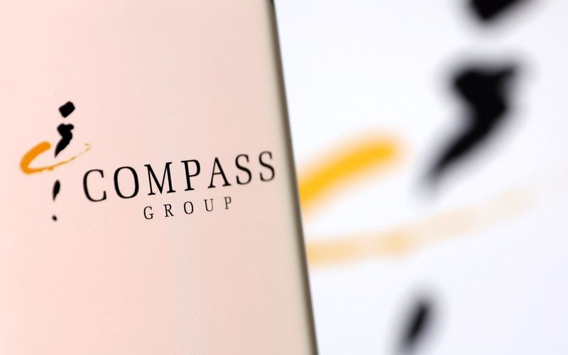 Catering giant Compass on track to scale pre-pandemic growth