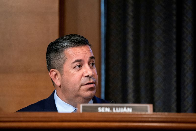 Democratic U.S. Senator Lujan hospitalized after stroke -aide