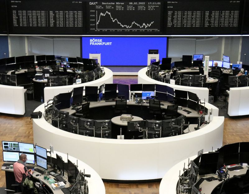 European shares sink over fears Russia may invade Ukraine