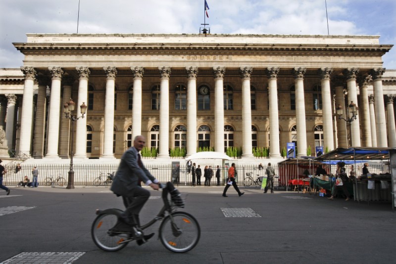 France stocks lower at close of trade; CAC 40 down 0.41%