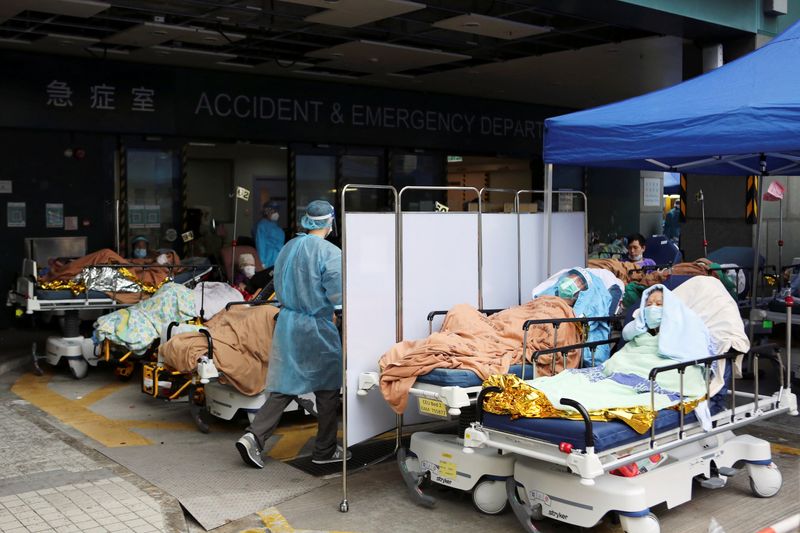 Hong Kong working-class district reels as COVID runs rampant