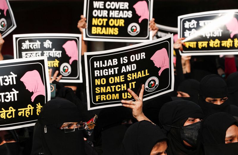 Indian Muslim students say hijab ban forces choice of religion or education