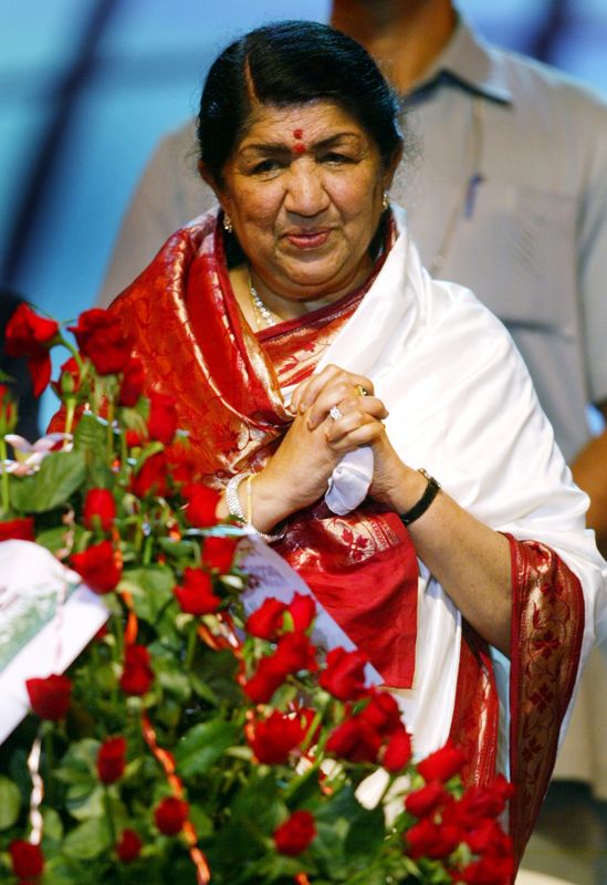 Indian singer Lata Mangeshkar, dubbed 