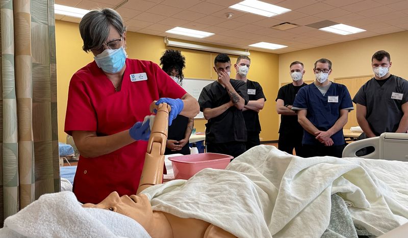 National Guard fills in as nursing assistants amid healthcare worker shortage