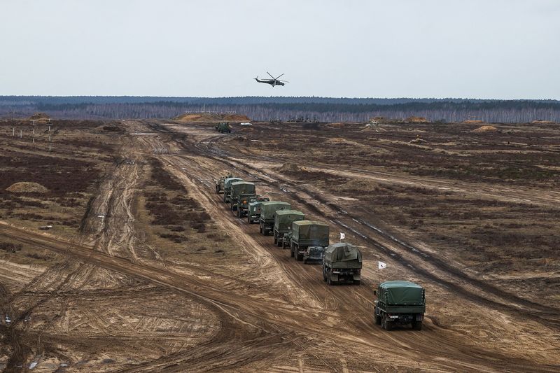 Russia and Belarus extend military drills north of Ukraine