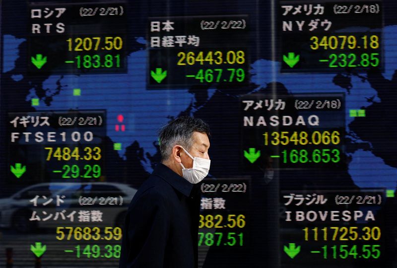 Stocks extend sell-off as U.S. warns of imminent Russian invasion of Ukraine