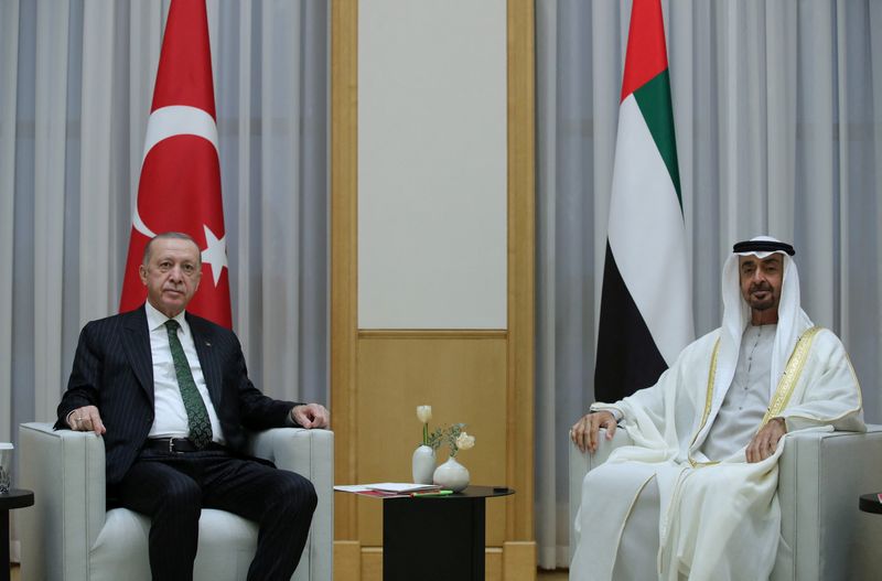 Turkey's Erdogan touts investment potential on landmark UAE visit