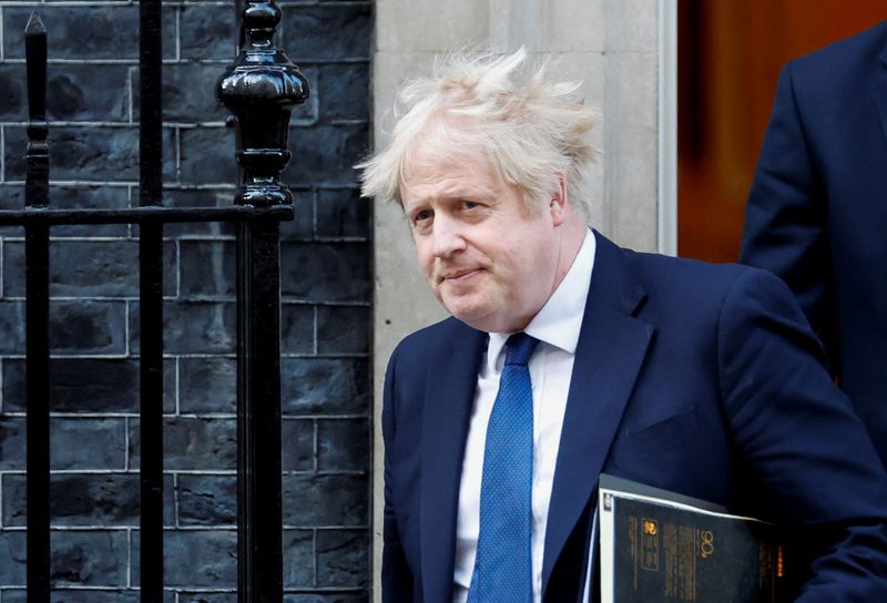 UK Johnson says pressure building to cut Russia off from SWIFT