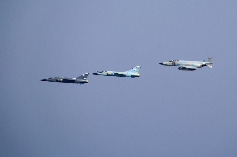 U.S.-built military jet crashes in Iran, killing three, state TV reports