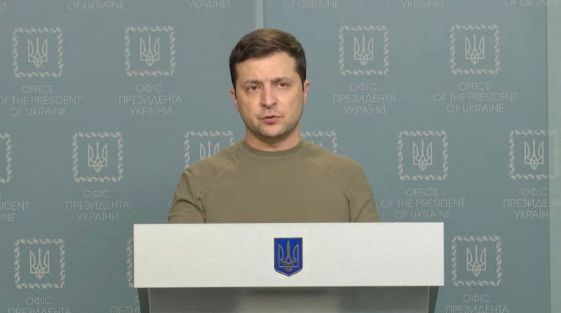 Ukraine's Zelenskiy says Russian actions show sanctions not enough