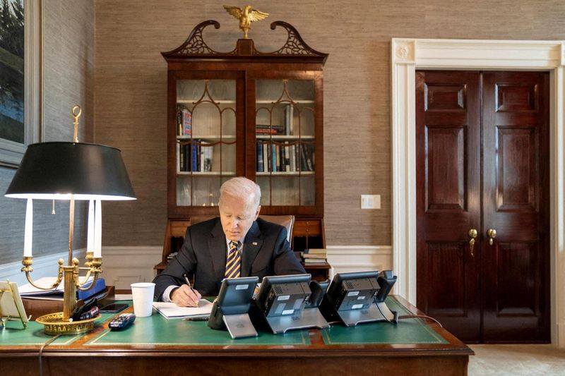 Americans' approval of Biden's handling of Ukraine crisis rises -Reuters/Ipsos