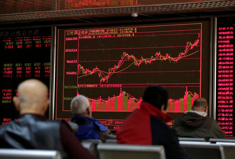 Asia stocks edge higher, oil races to the moon