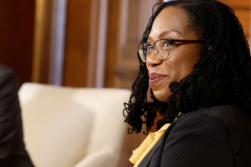 Biden Supreme Court pick Jackson meets lawmakers who will oversee her confirmation