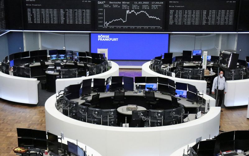 European shares rise on Ukraine hopes; Volkswagen surges on strong results