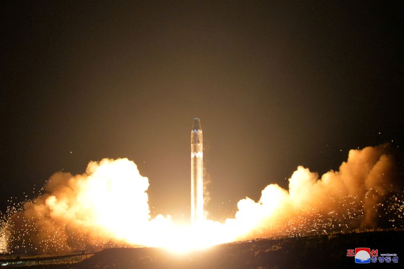 Factbox-The 'monster missile' that may be involved in N.Korea's biggest ICBM test