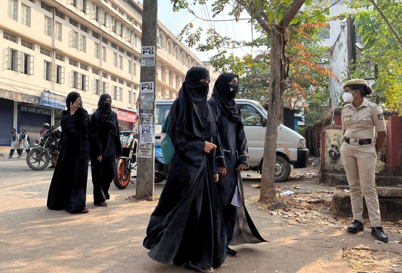 Hindu hardliners seek wider India ban on hijab in class after court verdict