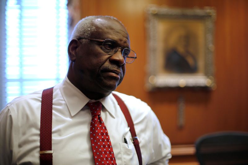 Hospitalized U.S. Supreme Court Justice Thomas does not have COVID