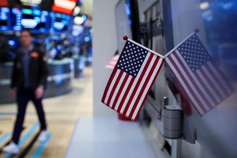 Investors shelter from twin declines in U.S. stocks, bonds