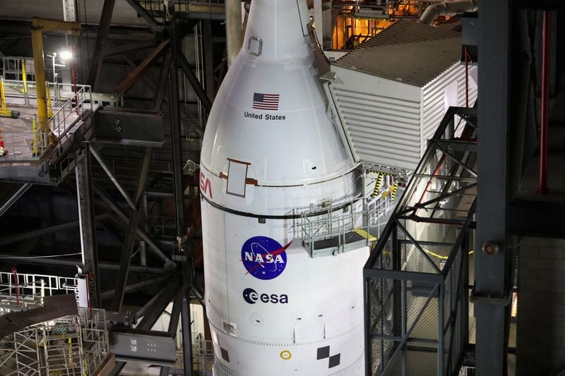 NASA's big, new moon rocket set for debut in rollout to Florida launch pad