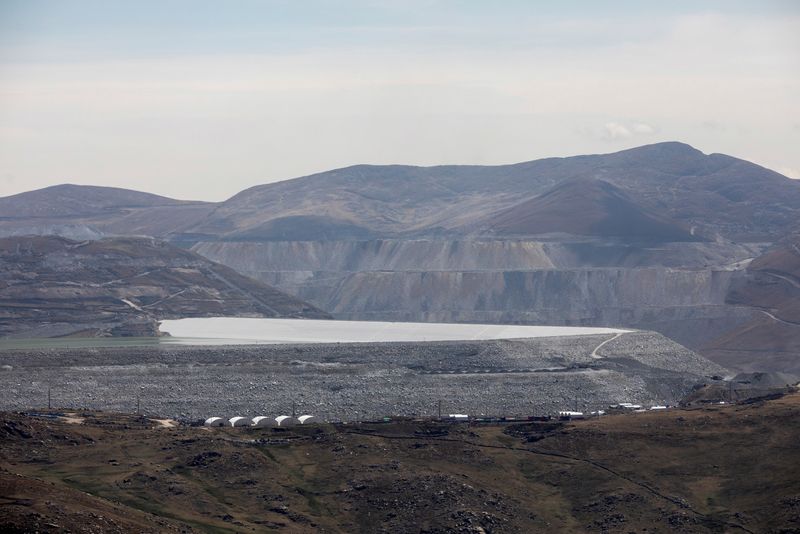 Peruvian community blocks road used by MMG copper mine, source says