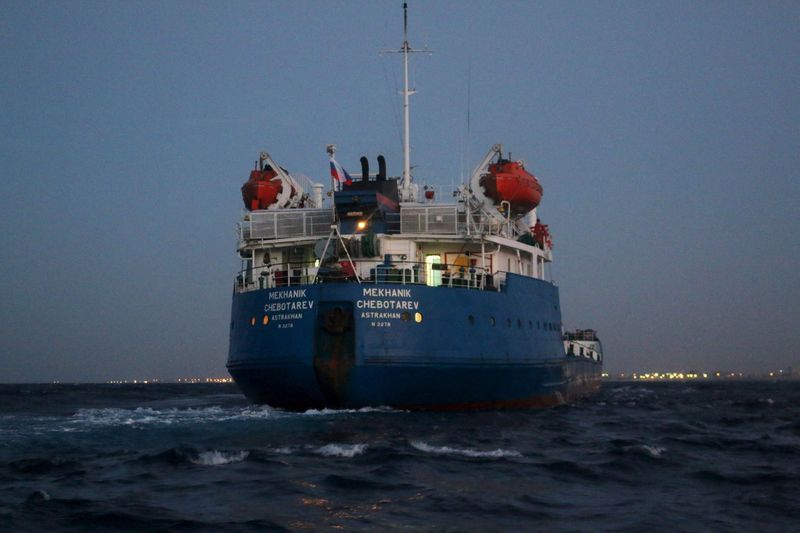All at sea: Russian-linked oil tanker seeks a port