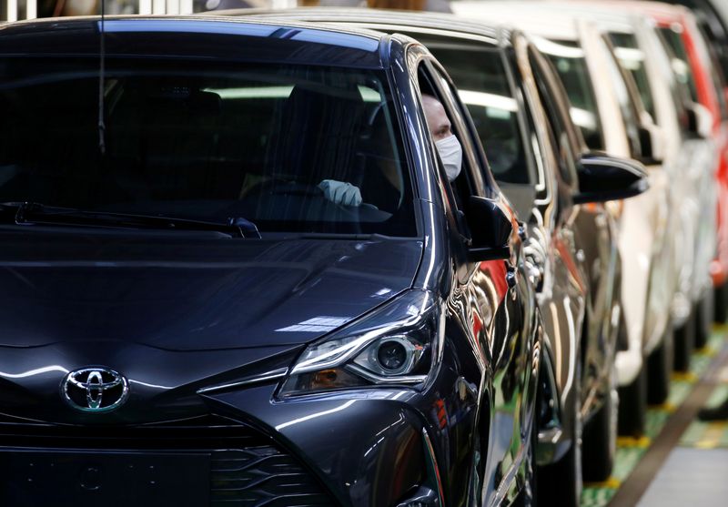 Toyota shares fall after domestic factory suspension
