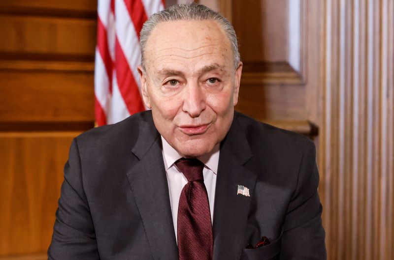 U.S. Senate aims for passage of gov't funding bill on Thursday-Schumer