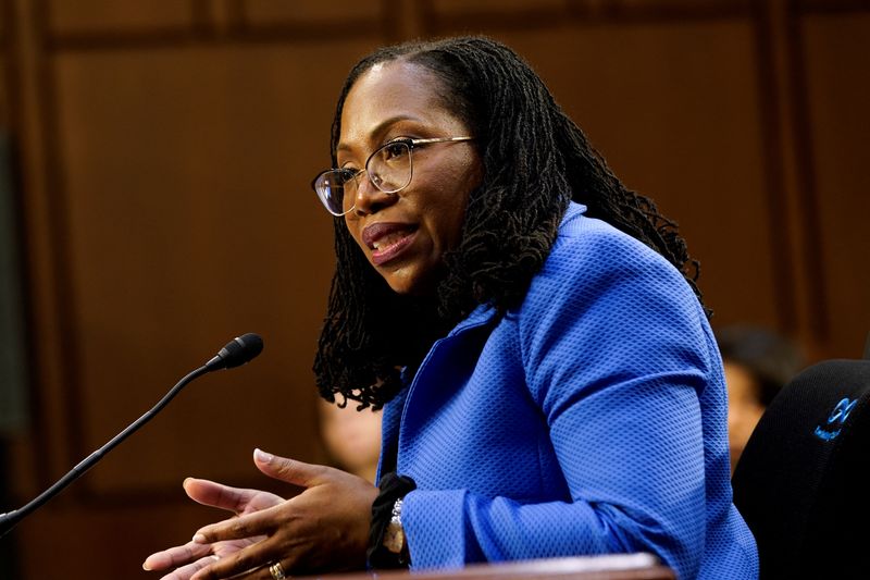 U.S. Senate majority leader says Senate on track to confirm Jackson to Supreme Court before April break