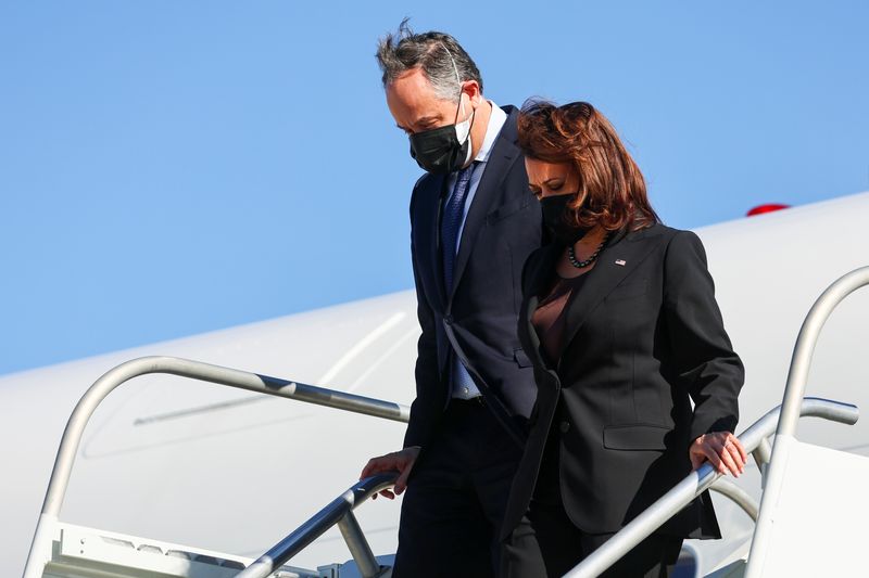 U.S. VP Harris's husband tests positive for COVID-19 -White House