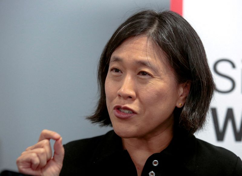 U.S. will 'vigorously' economic interests against China's policies - Tai