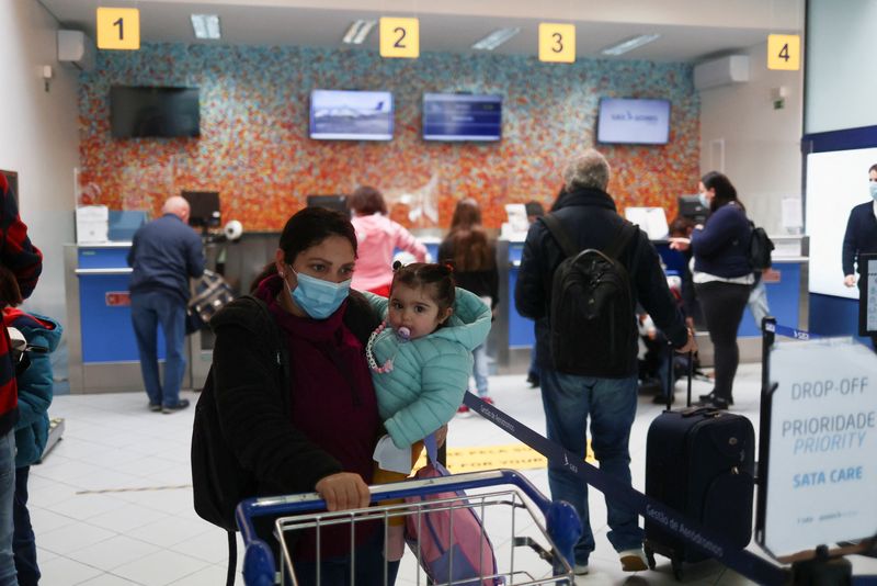 With tears and uncertainty, locals leave earthquake-hit Azores island