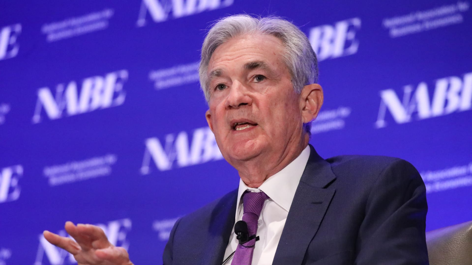 Watch Fed Chairman Jerome Powell speak live at IMF debate
