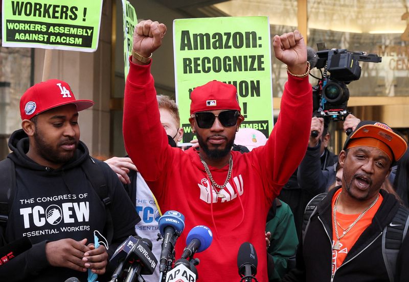 Amazon calls for election re-run after workers voted for first U.S. union