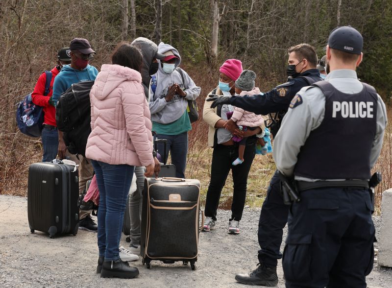 As COVID restrictions ended, a busy winter for asylum-seekers at the Canada border