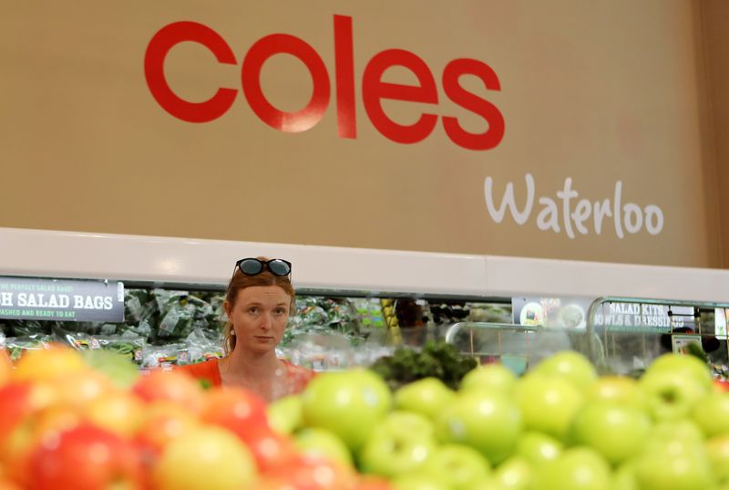 Australia's Coles posts over 3% in quarterly sales