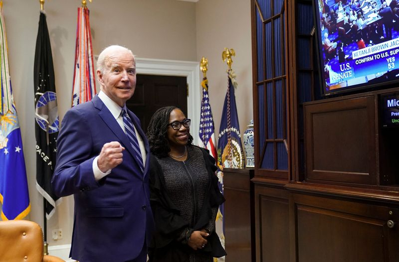 Biden, Jackson to deliver remarks after Jackson's Senate confirmation to Supreme Court