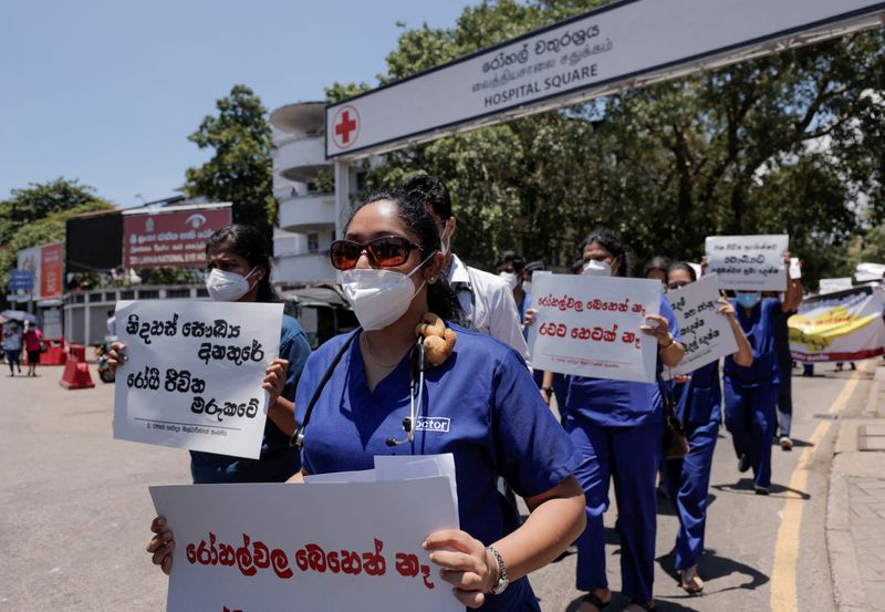 Drugs running out, surgeries cancelled as Sri Lanka's health system buckles
