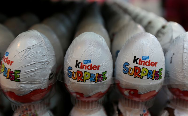Ferrero recalls some Kinder chocolates from U.S. over salmonella fears