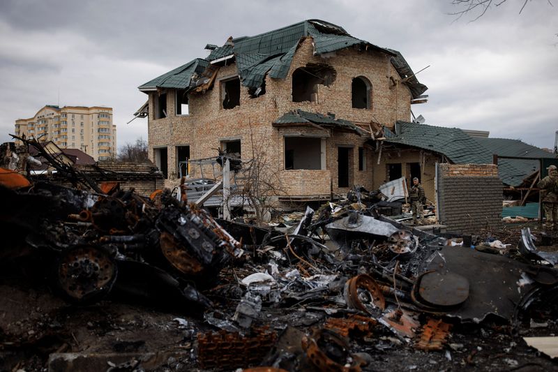 Residents return to a charred and changed Bucha in Ukraine