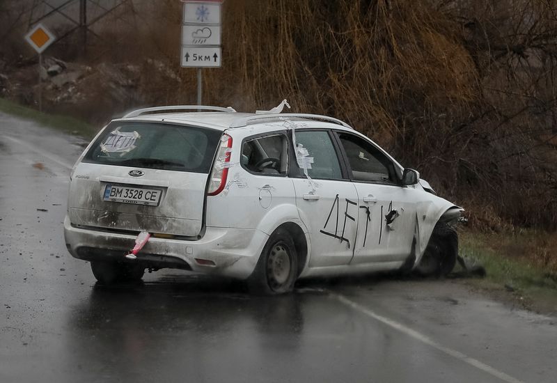 Russia denies killing civilians in Ukraine's Bucha