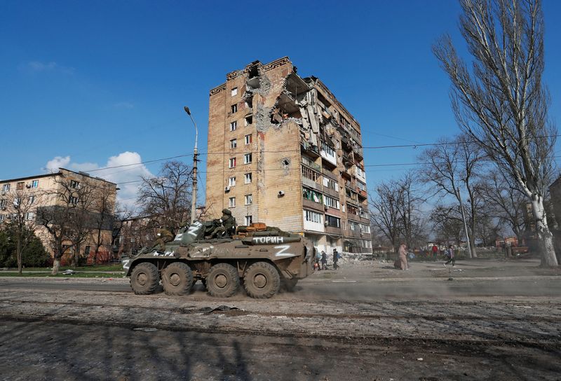 Russia sets 0300 GMT deadline for Ukraine troops in Mariupol to surrender