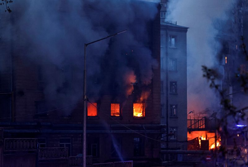 Russian rockets hit Kyiv as UN chief visits, but besieged Mariupol main target