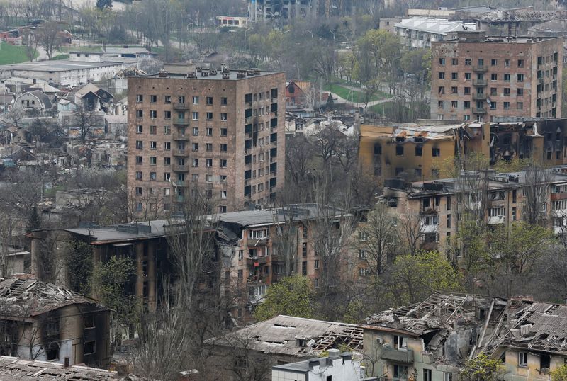 Satellite images show mass grave near Mariupol, Maxar says