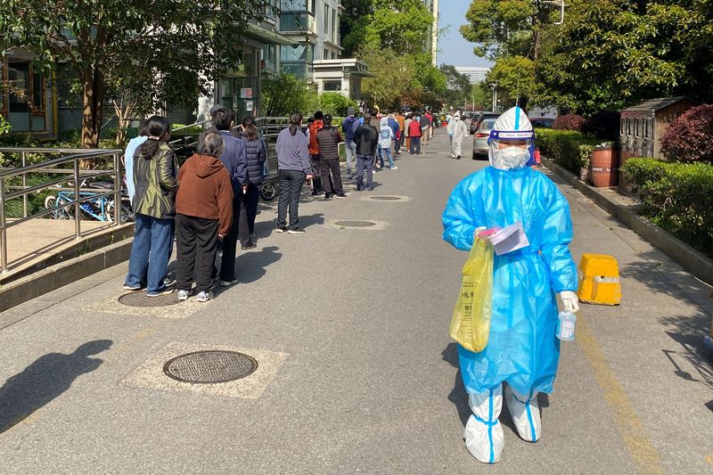 Shanghai official says handling of COVID outbreak below expectations as lockdown continues