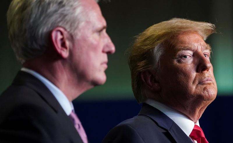 Top House Republican McCarthy says he never told Trump to resign