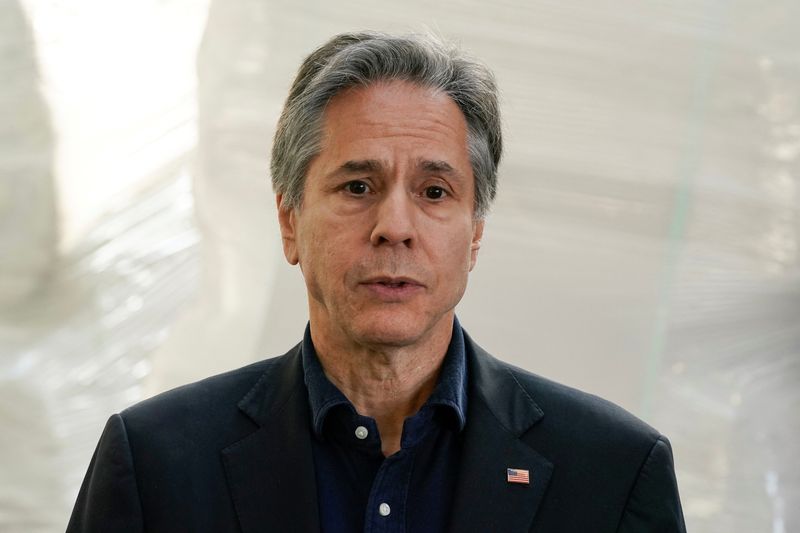 U.S.'s Blinken says Russia is failing in its war aims, Ukraine succeeding